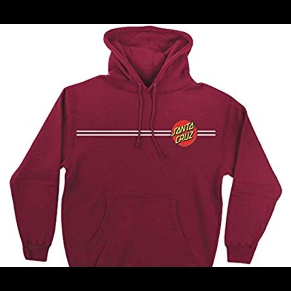 red santa cruz hoodie